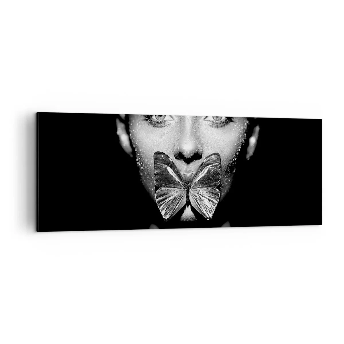 Tablou pe pânză - Sărut de fluture - 140x50 cm