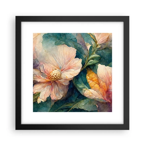 Poster în ramă neagră - Subtilitate pură - 30x30 cm
