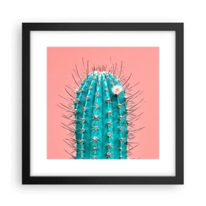 Poster în ramă neagră - Doar privește - 30x30 cm