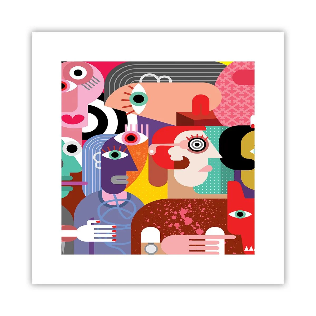 Poster - Am venit de la domnul Picasso - 30x30 cm