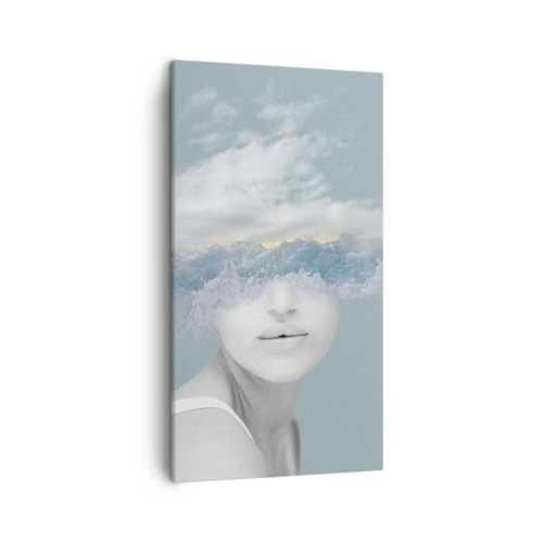 Tablou pe pânză - Cu capul în nori - 45x80 cm