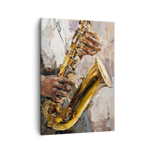 Tablou pe pânză - E timpul pentru a cânta solo - 50x70 cm
