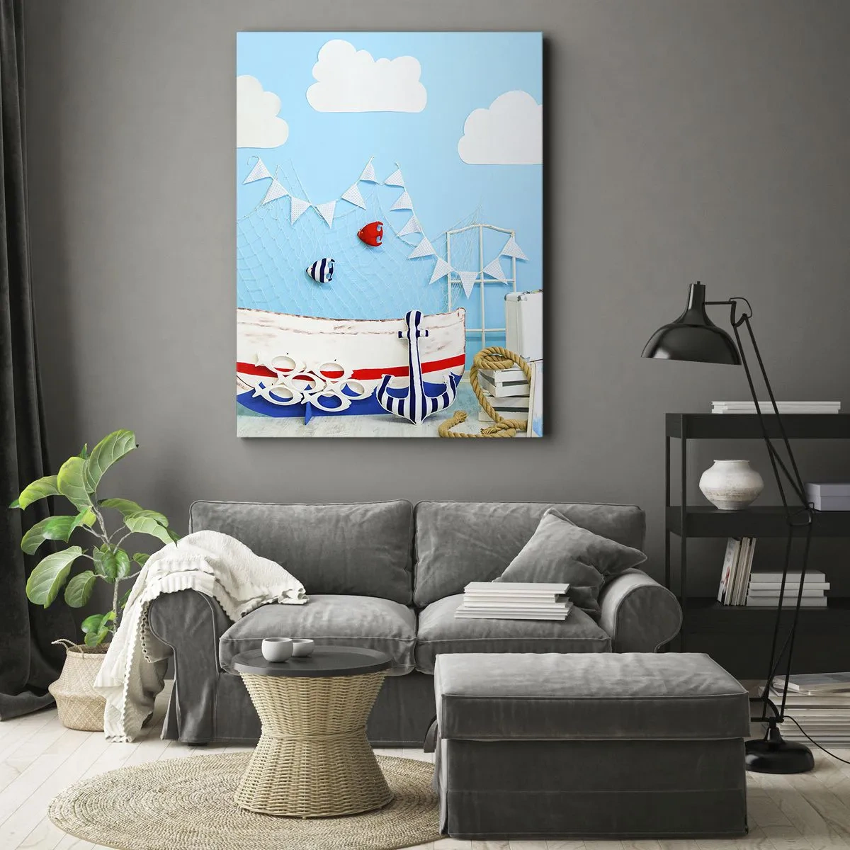 Tablou pe pânză - Dorința copilărească de aventură - 50x70 cm