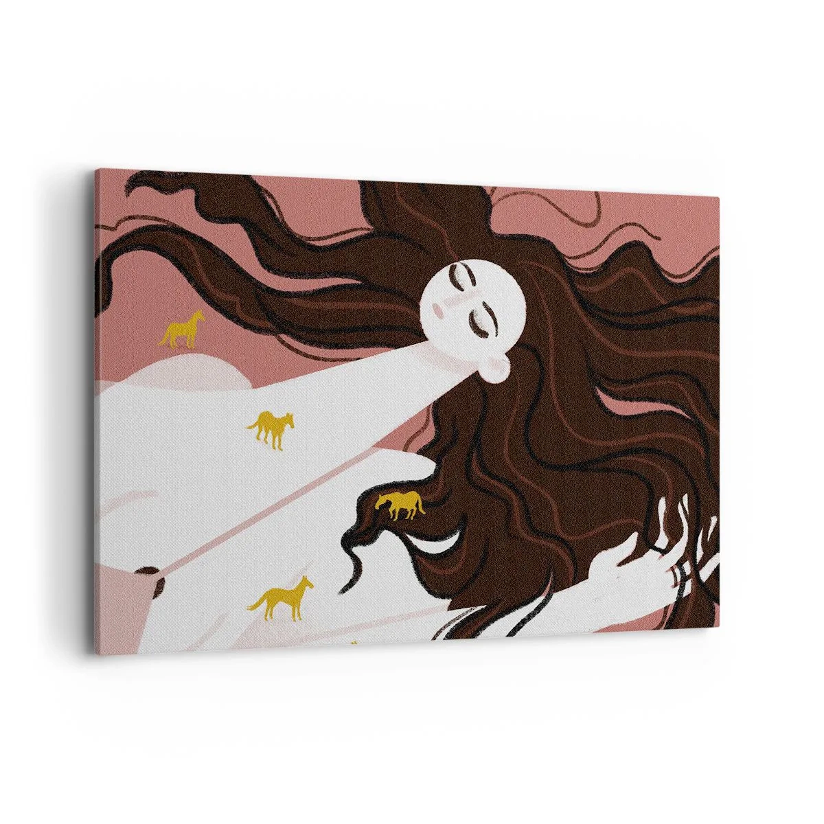 Tablou pe pânză - Visul despre calul de aur - 100x70 cm