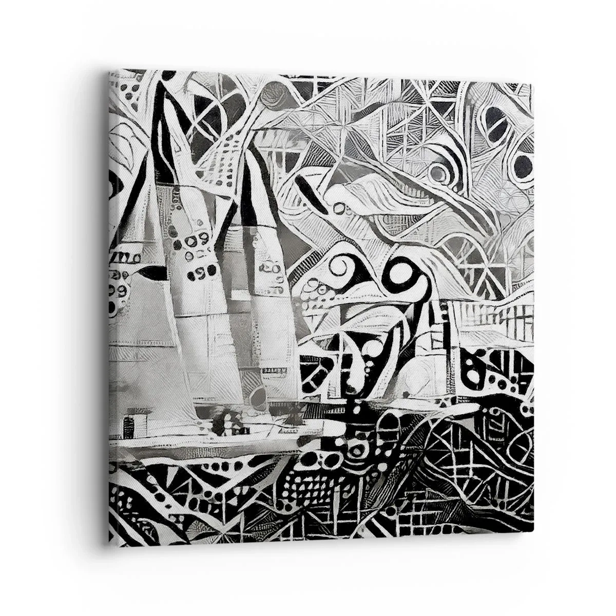 Tablou pe pânză - Între valuri - 30x30 cm