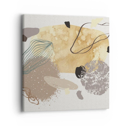 Tablou pe pânză - Fluiditatea aplicată - 40x40 cm