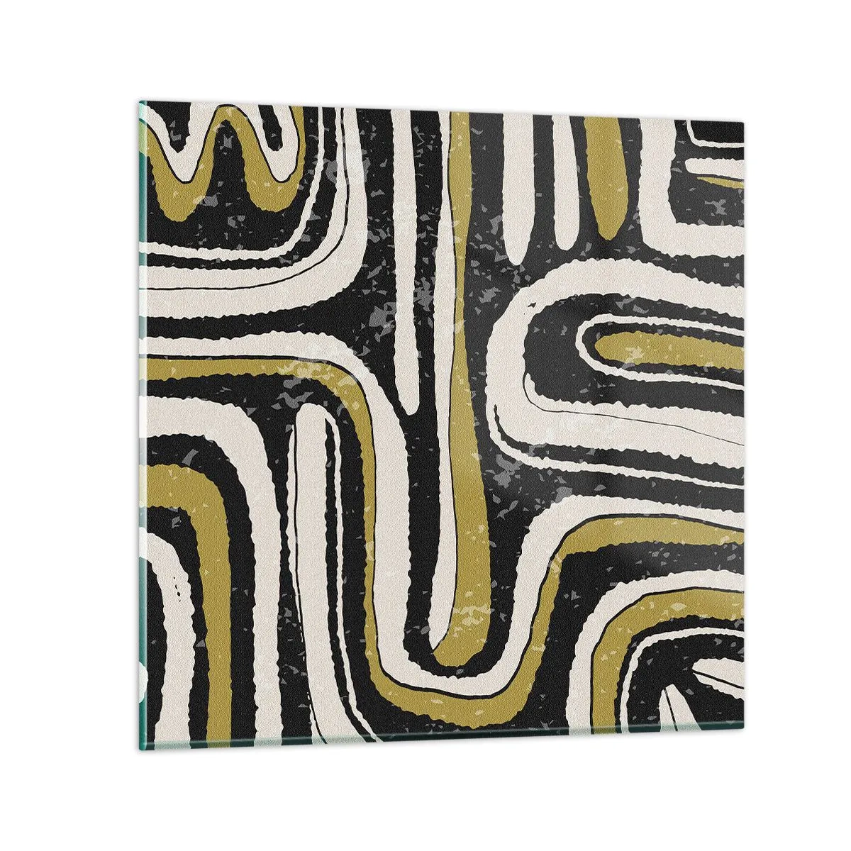 Tablou pe sticlă - Compoziție: pasaje și alei - 30x30 cm