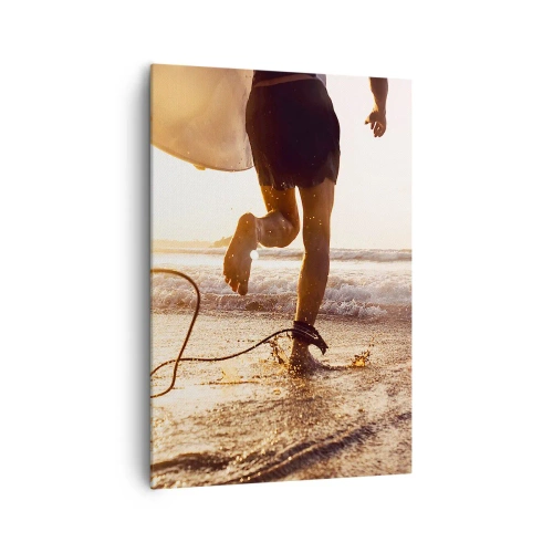 Tablou pe pânză - Pentru a întâmpina valul - 70x100 cm