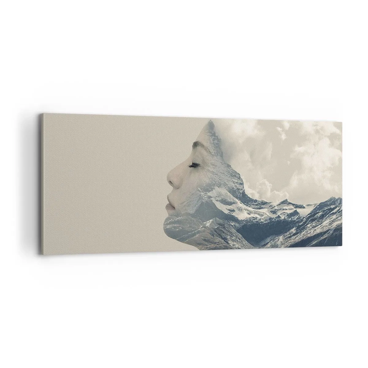 Tablou pe pânză - Frumusețea elementelor - 100x40 cm