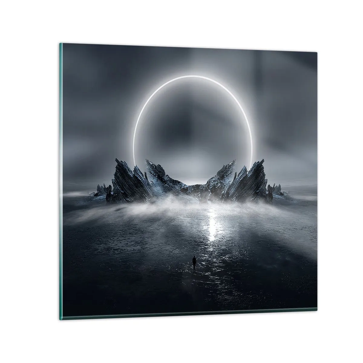 Tablou pe sticlă - Final de poveste - 70x70 cm