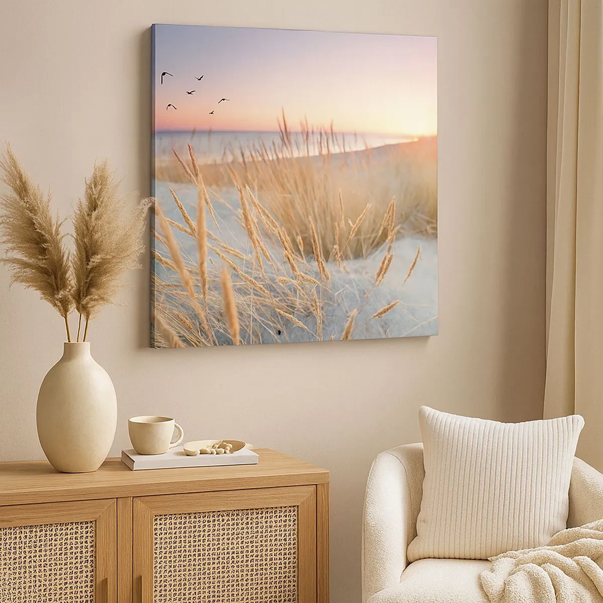 Tablou pe pânză - Cântec de leagăn baltic - 30x30 cm