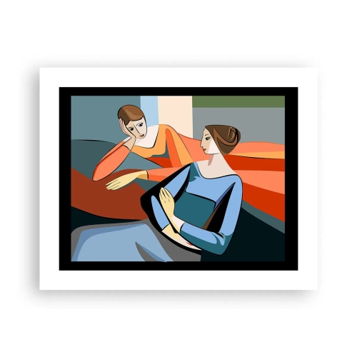 Poster - Un moment de confidențe - 50x40 cm