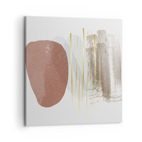Tablou pe pânză - Colonadă abstractă - 60x60 cm