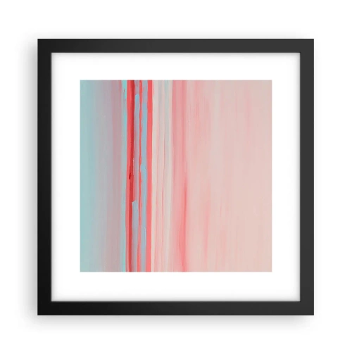 Poster în ramă neagră - Abstracție în zori - 30x30 cm