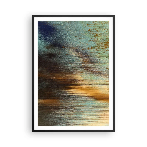 Poster în ramă neagră - O compoziție cromatică neaccidentală - 70x100 cm