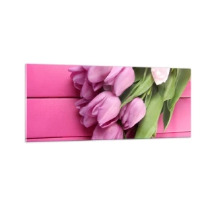 Tablou pe sticlă - Doar pentru tine - 100x40 cm