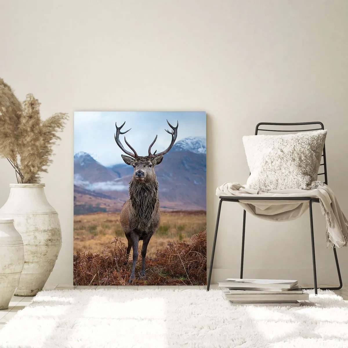 Tablou pe sticlă - Pe propriul lui teritoriu - 80x120 cm