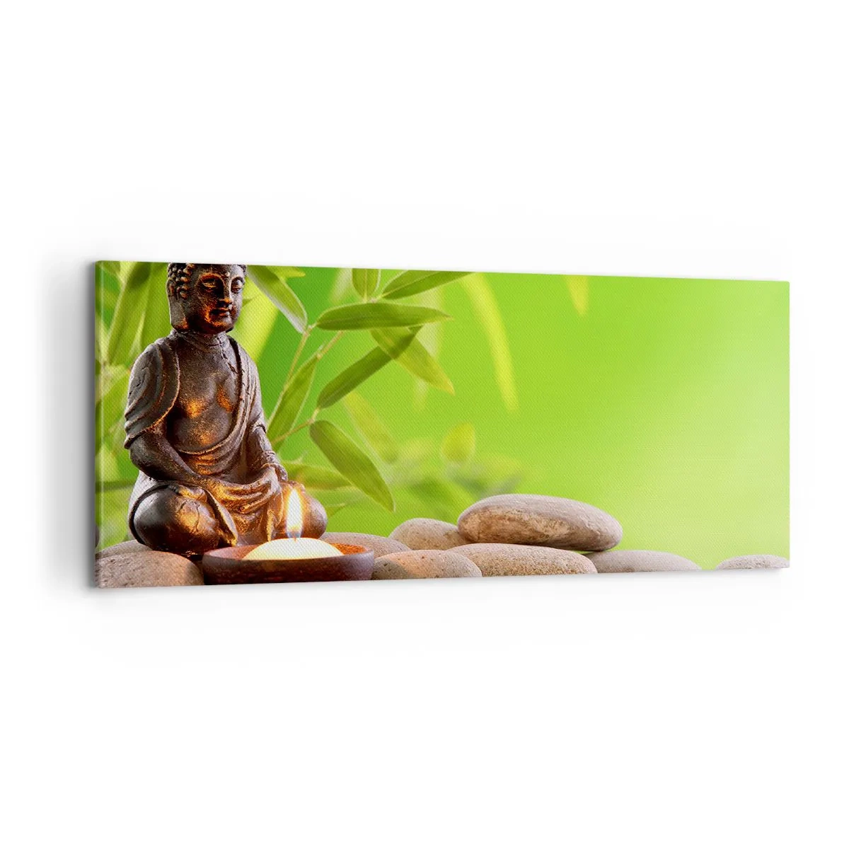 Tablou pe pânză - Viața este frumoasă - 100x40 cm