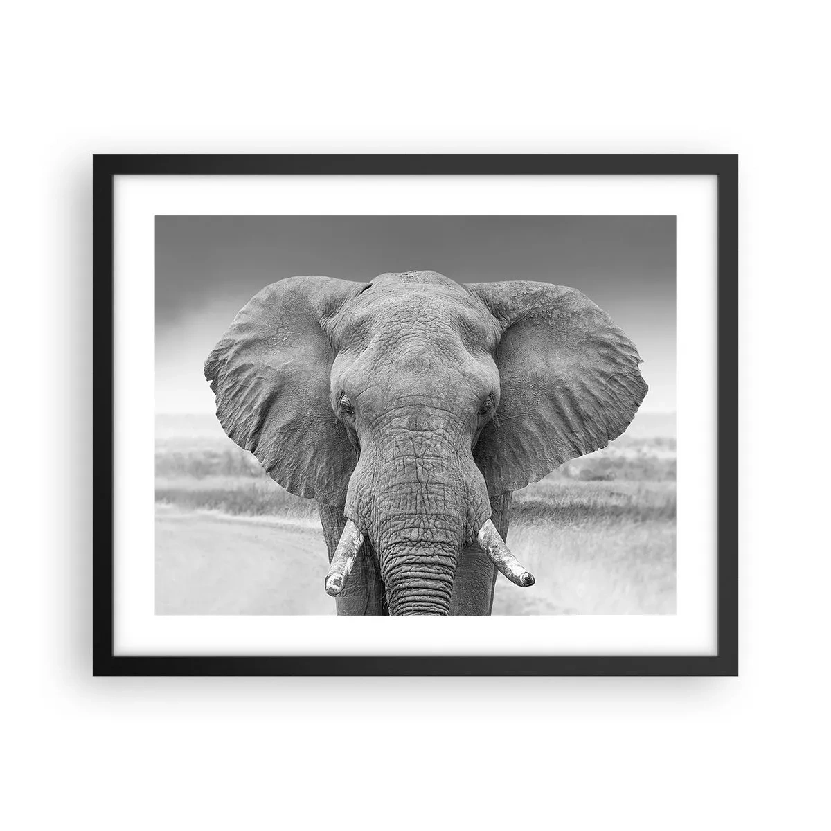 Poster în ramă neagră - Bun venit în lumea mea - 50x40 cm