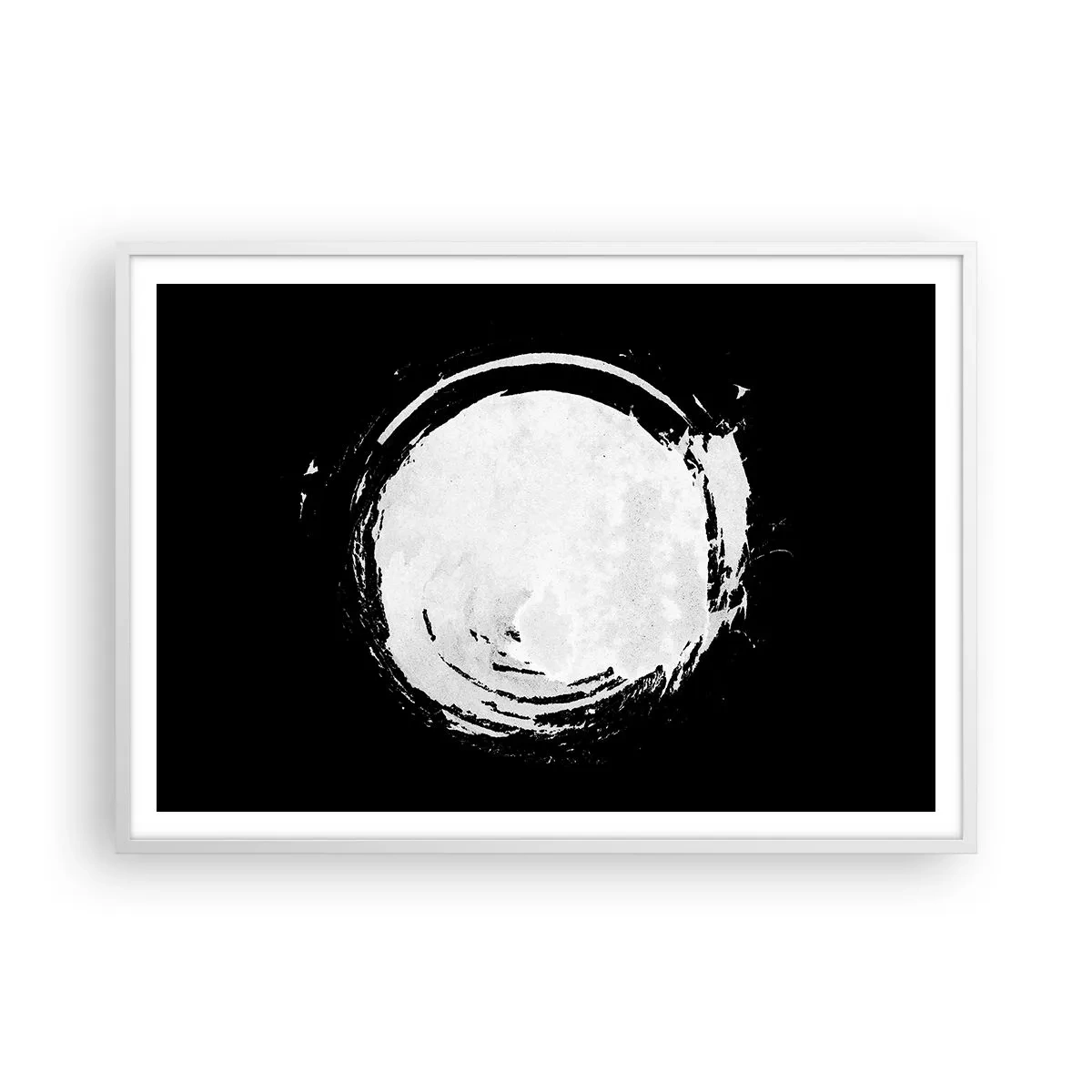 Poster în ramă albă - O ieșire bună - 100x70 cm