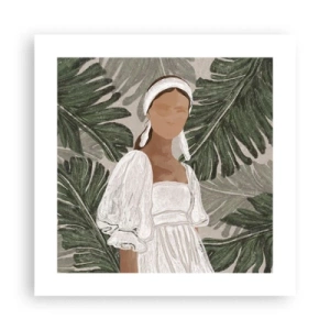 Poster - Portret exotic - 40x40 cm