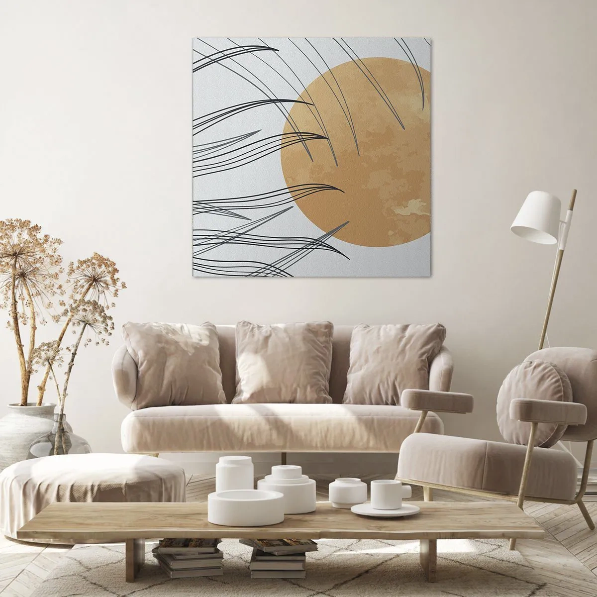 Tablou pe pânză - Întotdeauna spre soare - 50x50 cm