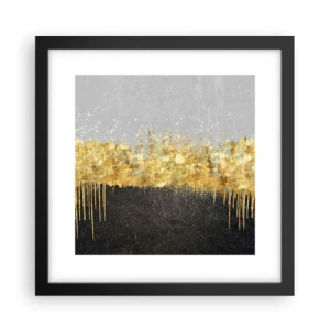 Poster în ramă neagră - Înăuntru și în sus - 30x30 cm