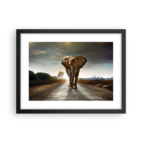 Poster în ramă neagră - Și-a pierdut cipicii... - 40x30 cm