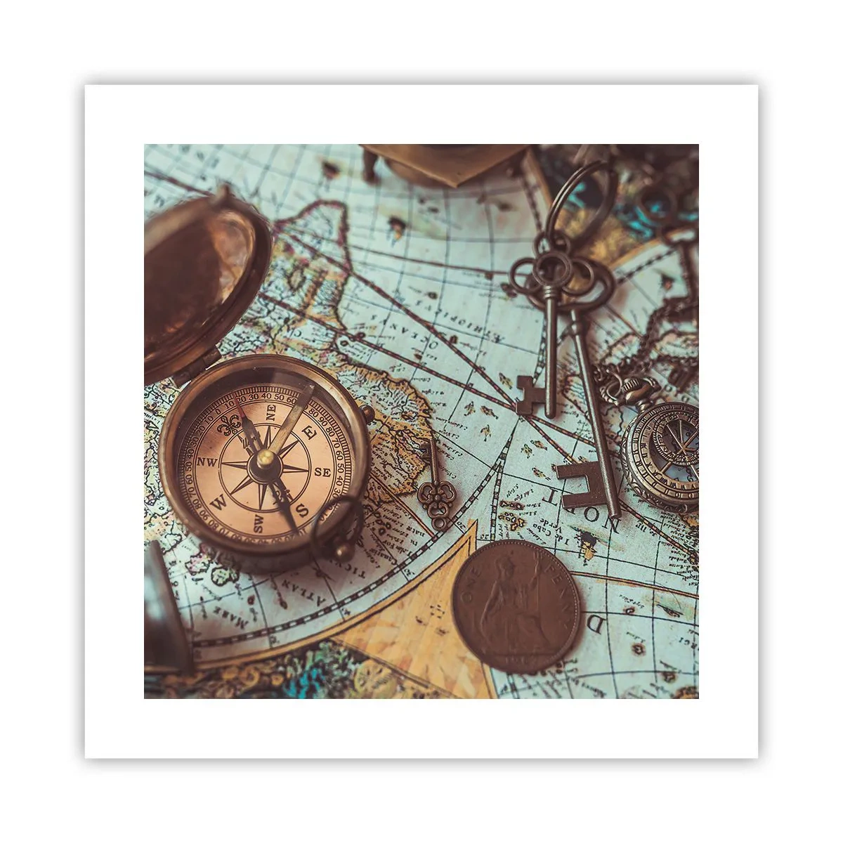 Poster - Pentru aventurierul din tine - 40x40 cm