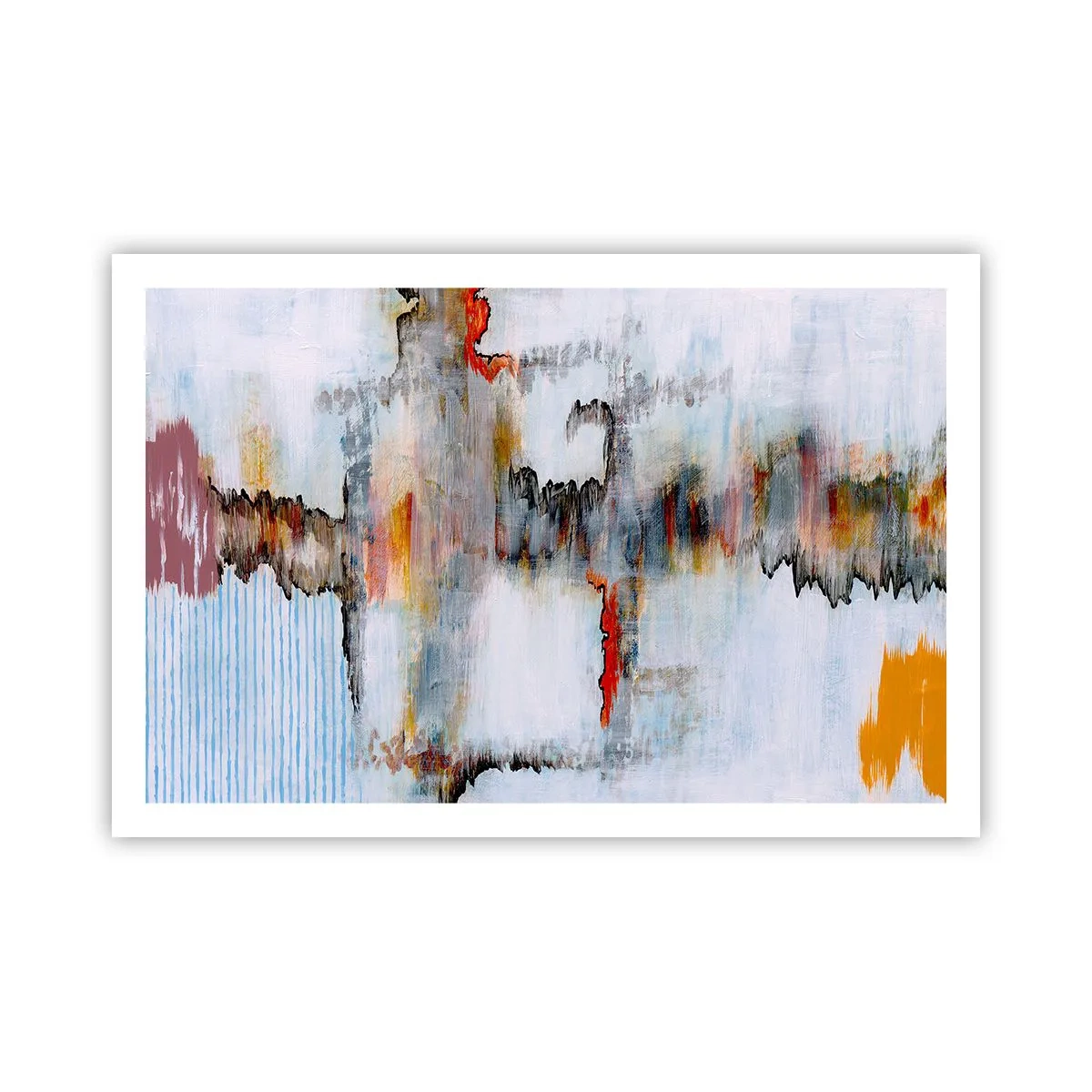 Poster - Cu bățul pe apă - 91x61 cm