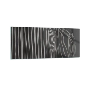 Tablou pe sticlă - Ritm și accent - 100x40 cm
