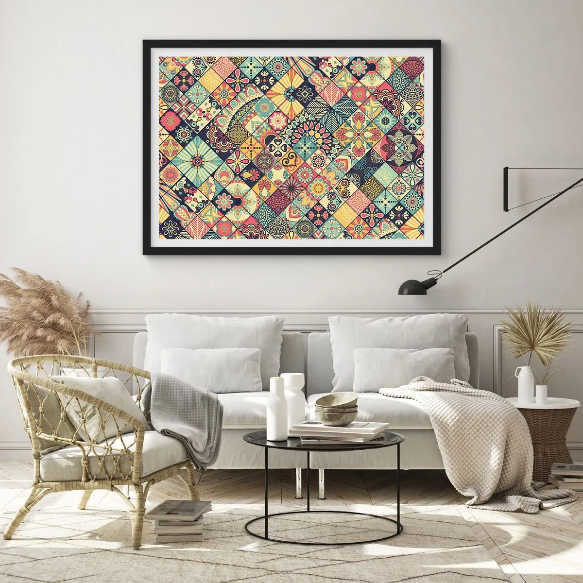 Poster în ramă neagră - Clima marocană - 70x50 cm