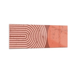 Tablou pe sticlă - Relație strânsă - 140x50 cm