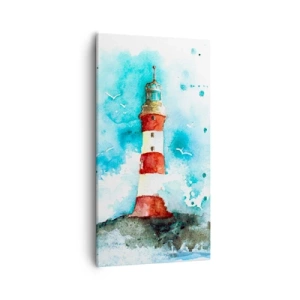 Tablou pe pânză - Unitatea forțelor naturii - 55x100 cm