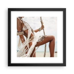 Poster în ramă neagră - Preoteasa Soarelui - 30x30 cm