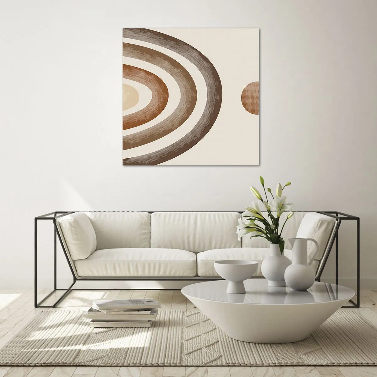 Tablou pe sticlă - Într-o galaxie îndepărtată - 70x70 cm