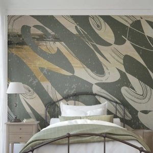 Tapet Premium Canvas - Abstracție ritmică - Abstracția, Modern, În vârstă - 350x256 cm