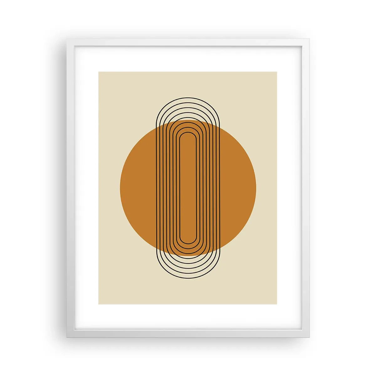 Poster în ramă albă - Planul perfect - 40x50 cm