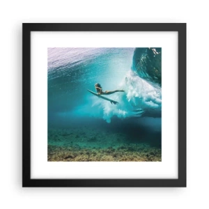 Poster în ramă neagră - Lumea subacvatică - 30x30 cm