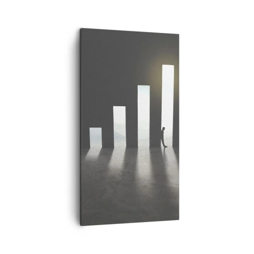 Tablou pe pânză - Succesul - o impresie - 45x80 cm