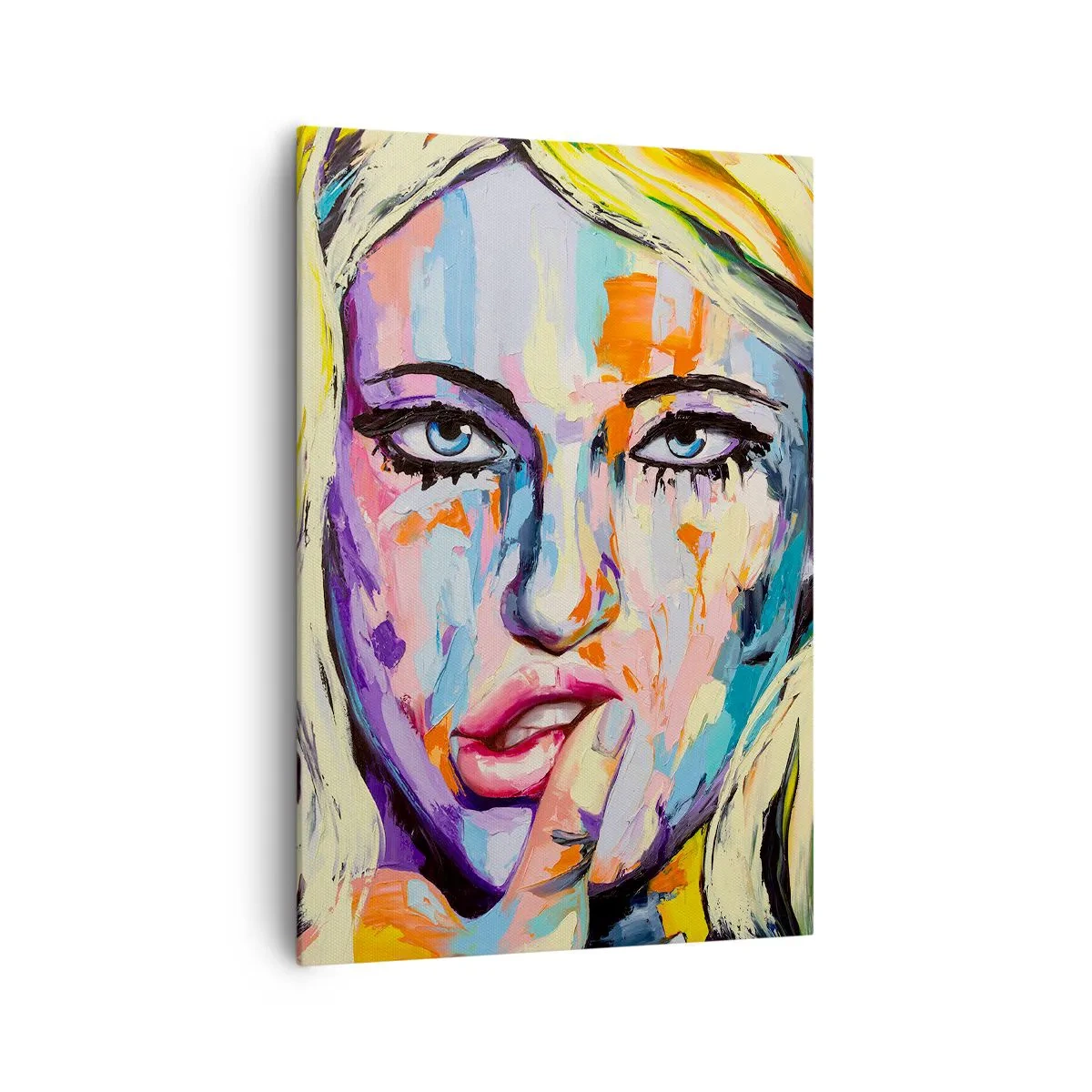 Tablou pe pânză - Privește-o drept în ochi - 70x100 cm