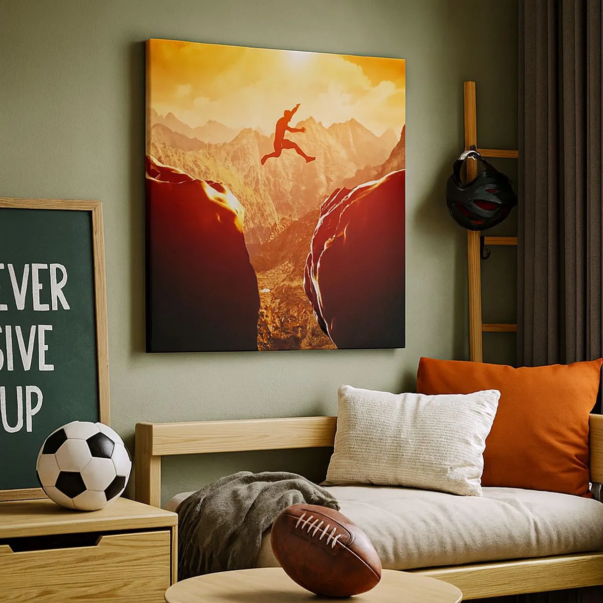 Tablou pe pânză - Trecând frontierele - 30x30 cm