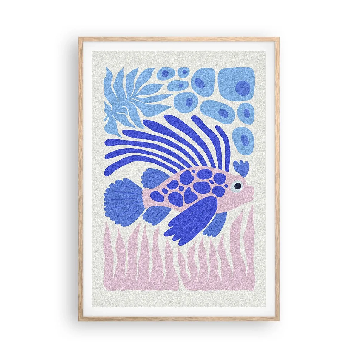 Poster în ramă de stejar deschis - Eliberat - 70x100 cm