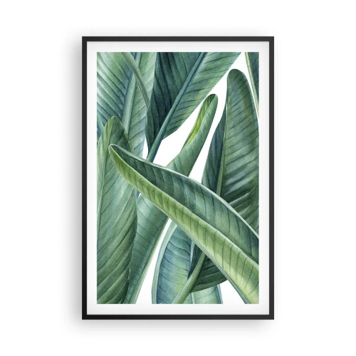 Poster în ramă neagră - Verdeața în sine - 61x91 cm