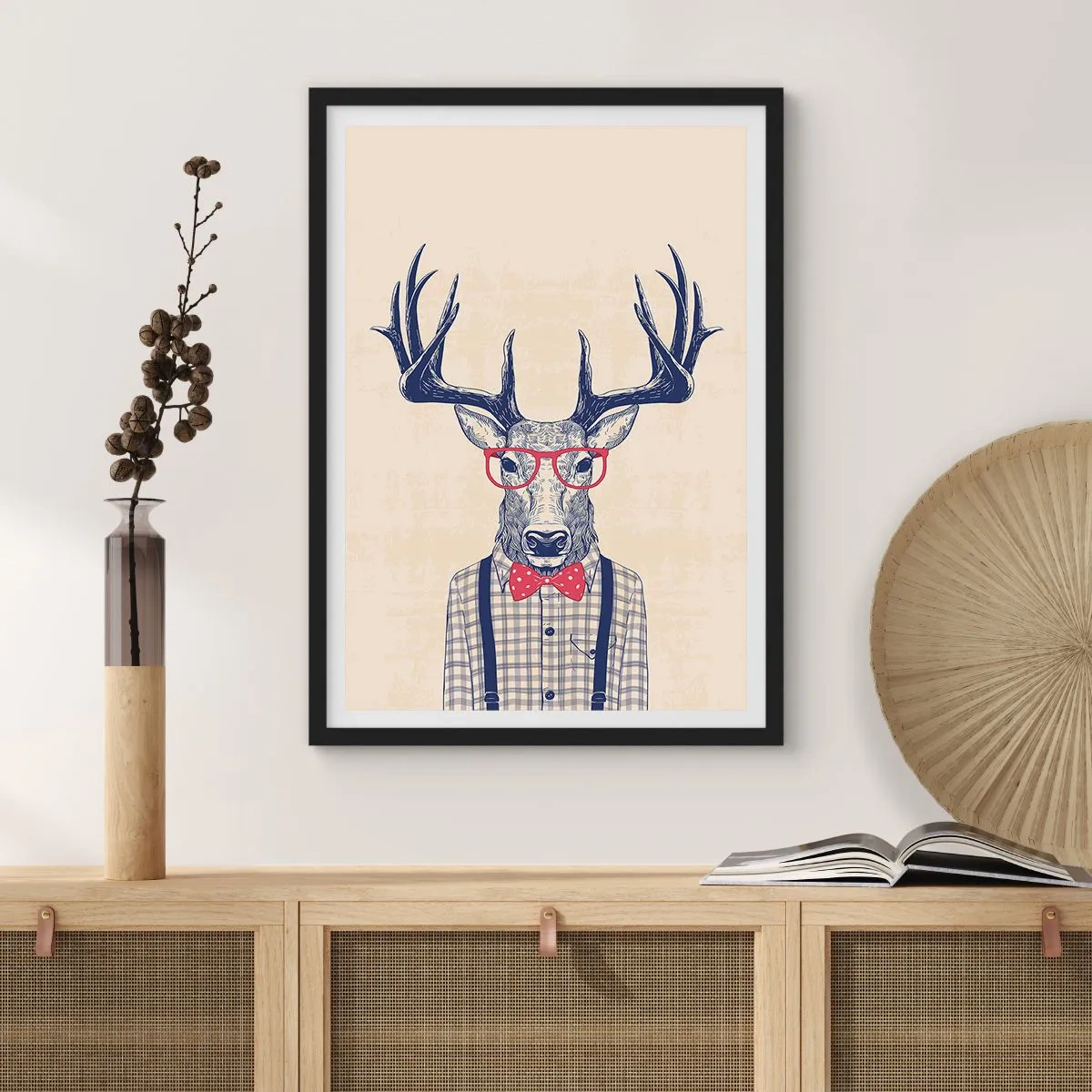 Poster în ramă neagră - O extravaganță jucăușă - 40x50 cm