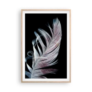 Poster în ramă de stejar deschis - Gândește-te la atingere - 61x91 cm