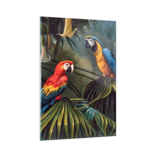 Tablou pe sticlă - Romantismul la tropice - 80x120 cm