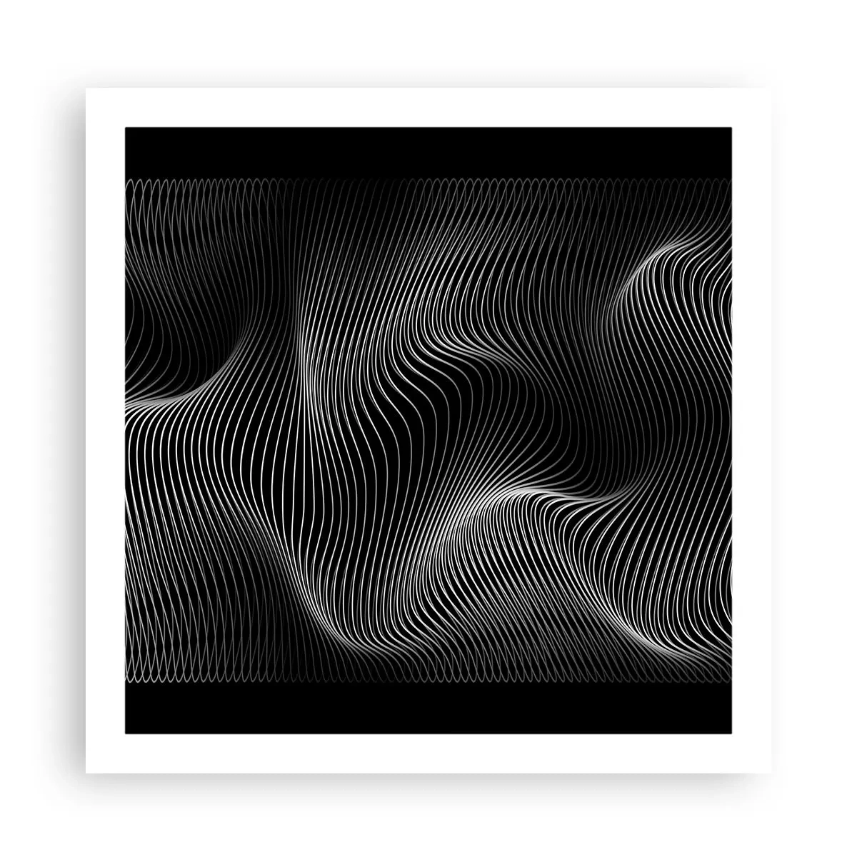 Poster - Dansul luminii în spațiu - 60x60 cm