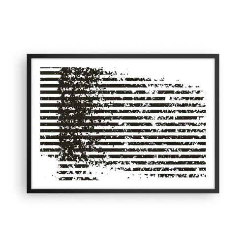 Poster în ramă neagră - Ritm și zgomot - 70x50 cm