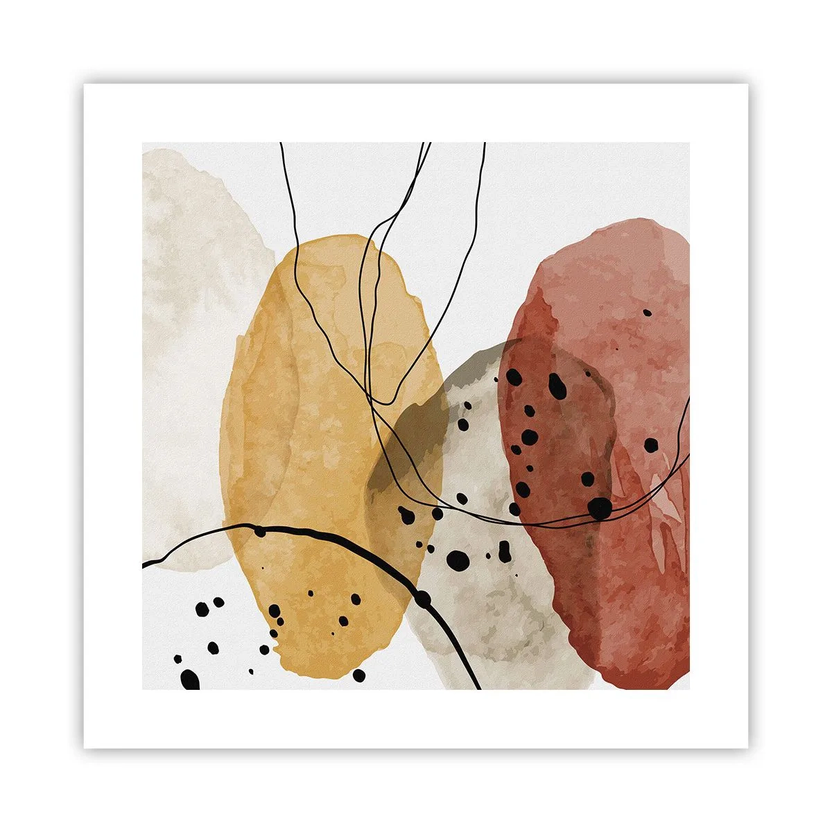 Poster - Ca aerul, limpezi și ușoare - 40x40 cm